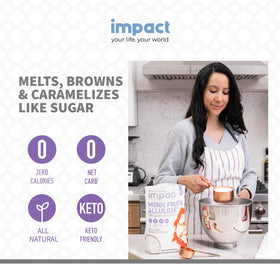 Impact Your Life monk fruit allulose keto-friendly ingredient for low-carb recipes.