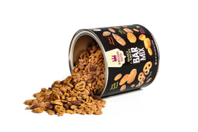 Imperial Nuts Bar Mix resealable packaging keeps freshness on-the-go.