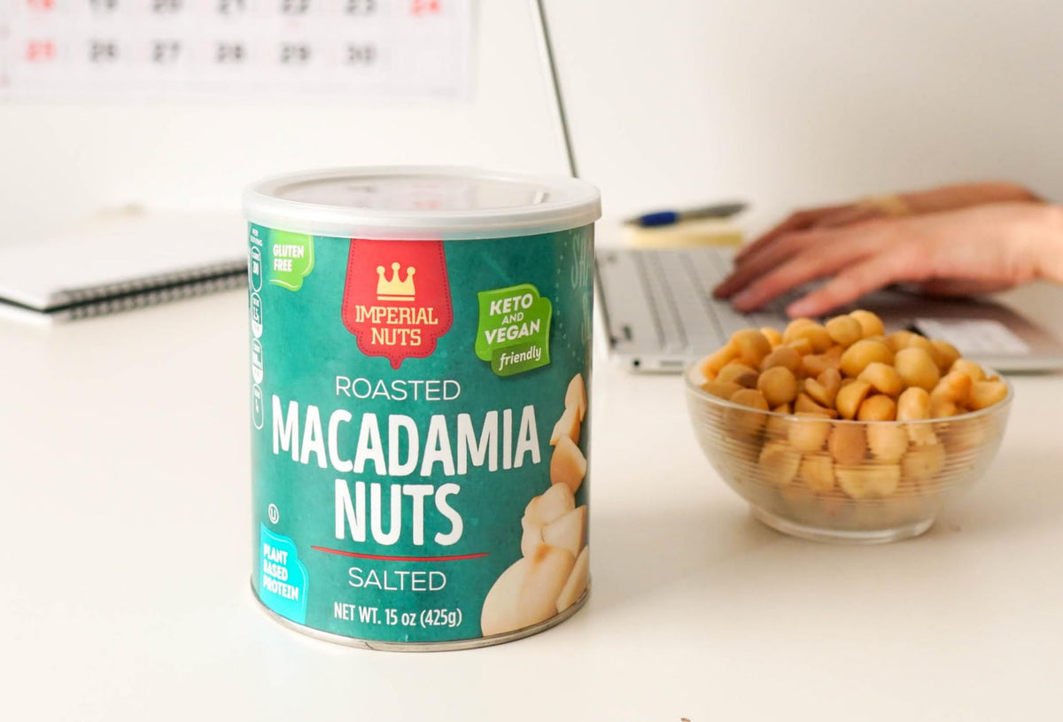 Imperial Nuts Macadamia Salted Roasted snacking image