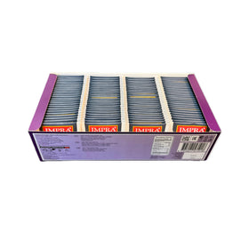 Impra individually enveloped tea bags simplify travel and freshness.