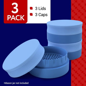 IMPRESA mason jar blue kefir lid fits standard jars