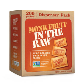 IN THE RAW Monk Fruit Packets box for keto-friendly sweetness