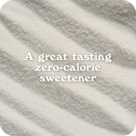 Measuring spoon demonstrates 1:1 sugar replacement with IN THE RAW