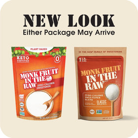 Non-GMO Project Verified label on IN THE RAW packaging