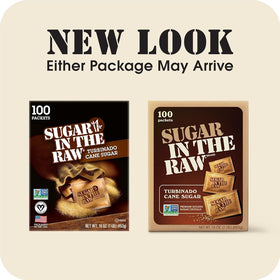IN THE RAW packaging highlighting Non-GMO Project Verified status