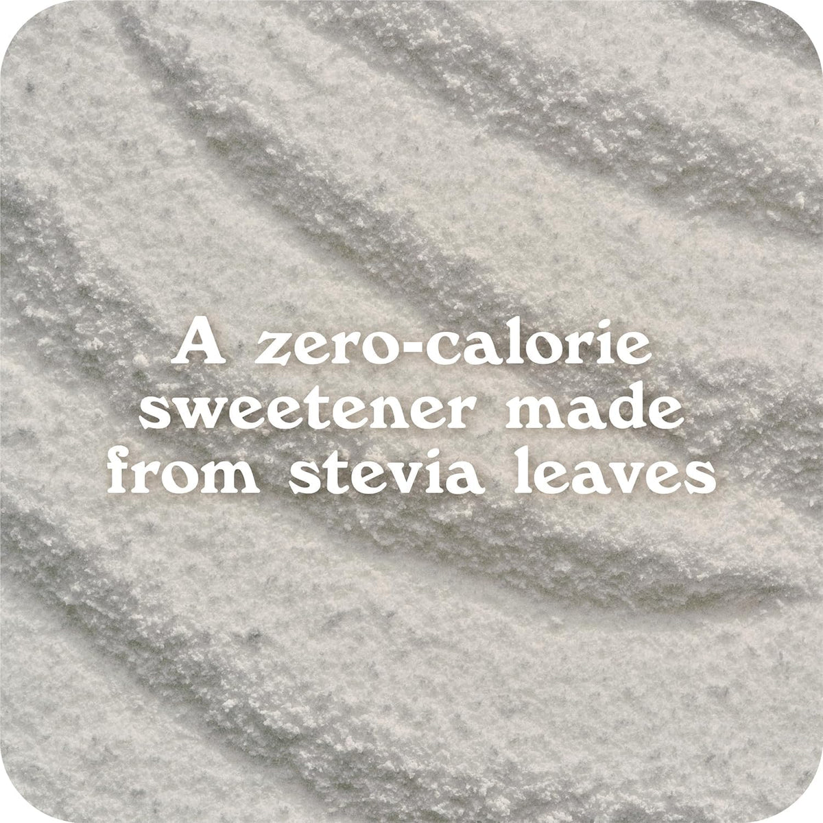 IN THE RAW Stevia baker bag back label view, vegan and gluten-free sugar substitute details