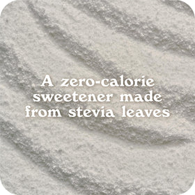 IN THE RAW Stevia baker bag back label view, vegan and gluten-free sugar substitute details