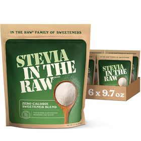 IN THE RAW Stevia baker bag front view, zero calorie sweetness for healthier baking