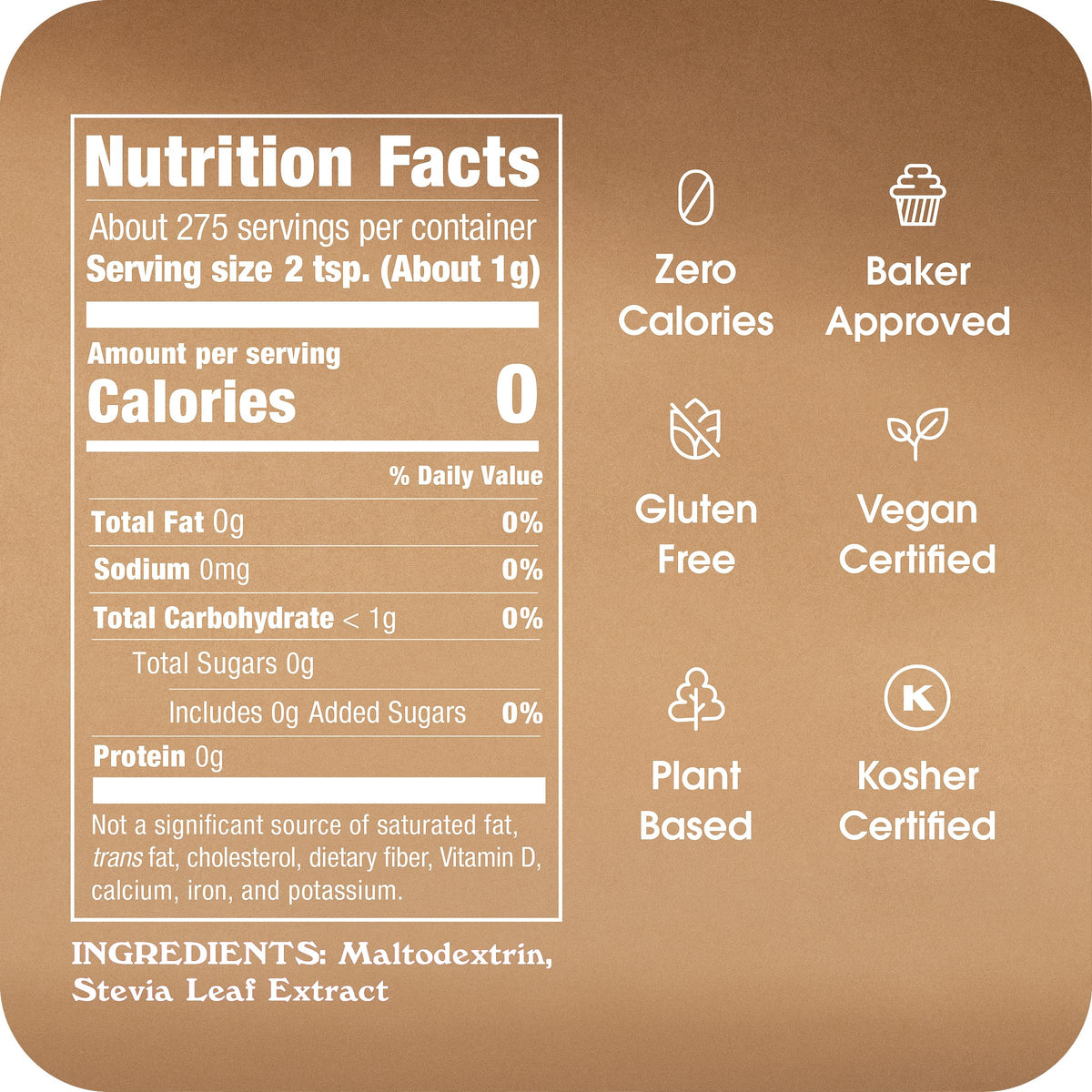 IN THE RAW Stevia leaf close-up, natural sweetener from stevia leaves for recipes