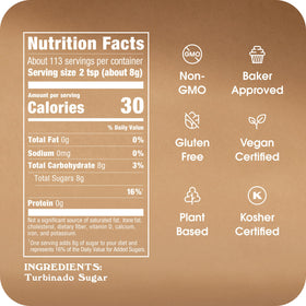 In The Raw sugar in coffee and beverages for warm, natural sweetness