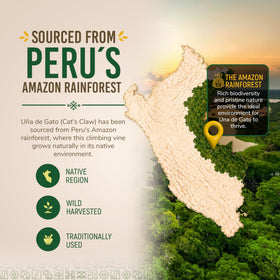 INCA MASTER TEA Peruvian Amazon wild harvest, naturally sourced for herbal blends.