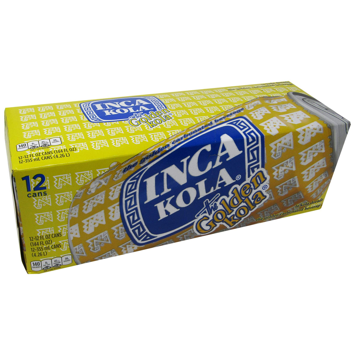 Inca Kola Golden 12pk pack for events and everyday refreshment