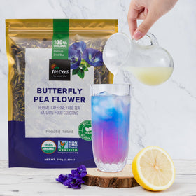 Incas butterfly pea flower ebook included, inspiring ideas for drinks and desserts