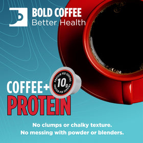 Incredibrew coffee cup ready in minutes from pod.