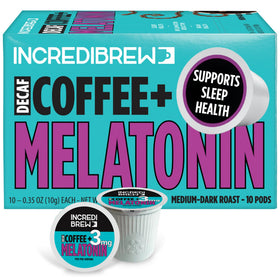 Incredibrew Sleep Support pods box, convenient nightly routine.