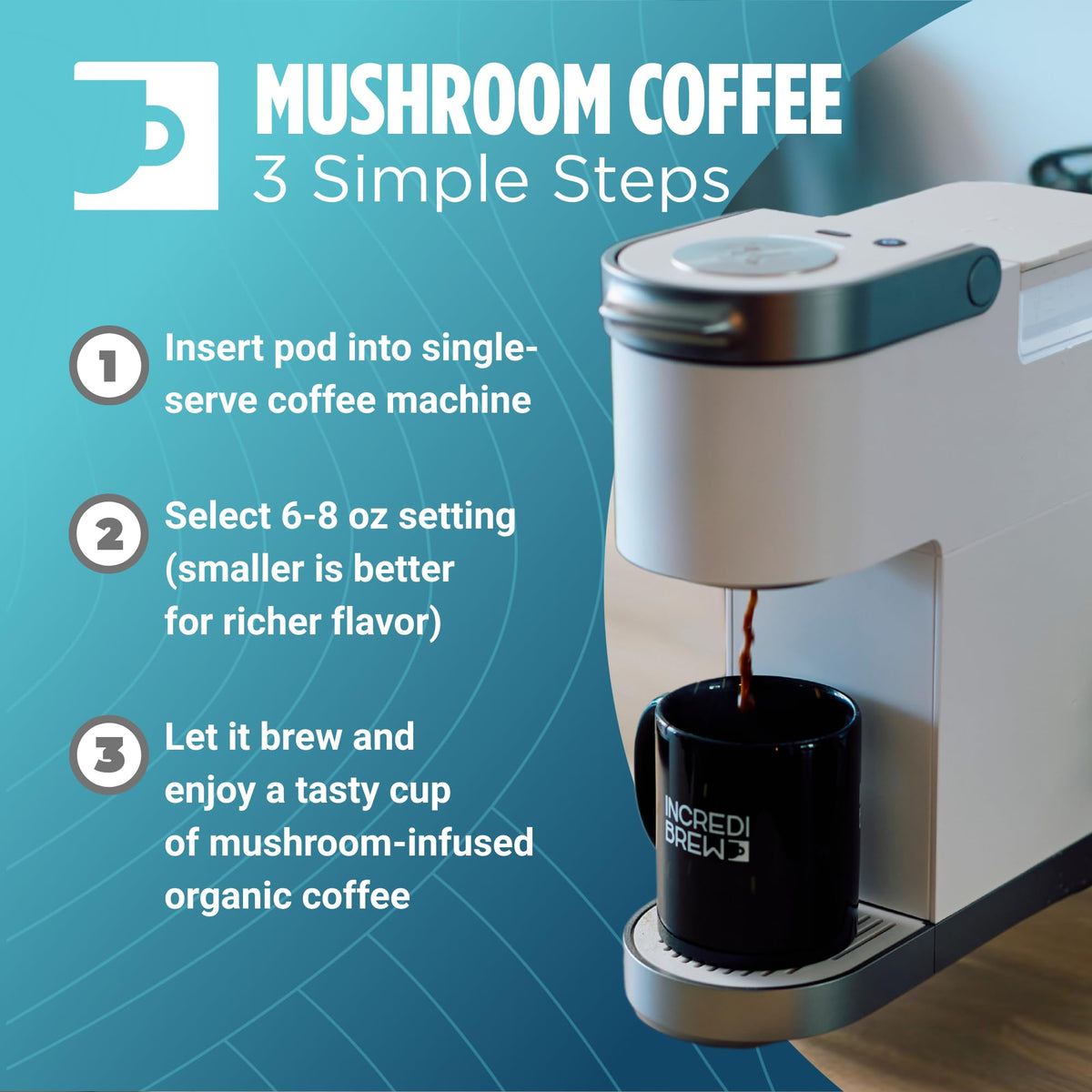 Incredibrew zero sugar formula pod suitable for keto-minded coffee drinkers.