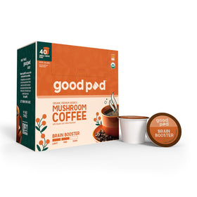 Independence Coffee Co. GoodPOD Brain Booster pod packaging for premium freshness.