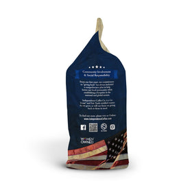Independence Coffee Co. origin blend from Mexico and Brazil for balanced flavor