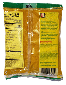 Indi madras curry powder 7oz spice scoop shows versatile use in sauces and marinades.