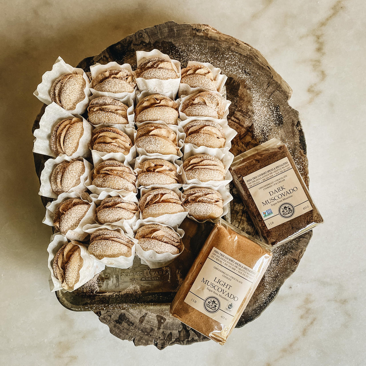 Fudge made with India Tree Dark Muscovado Sugar for rich sweetness