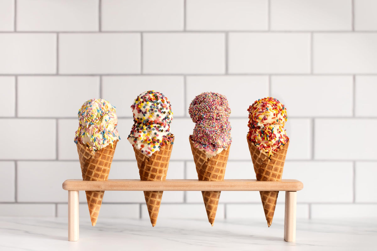 India Tree Nature’s Colors Sprinkles on cupcakes, clean-label and allergen-conscious for bakers.