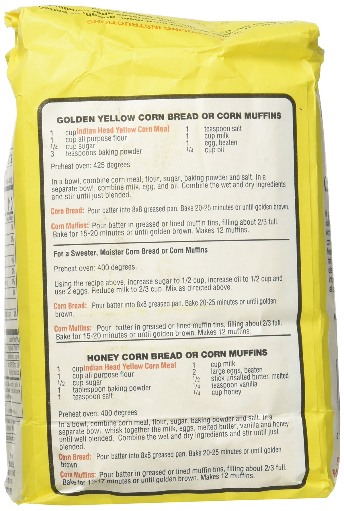 Indian Head corn meal polenta serving highlights bright color and versatility.