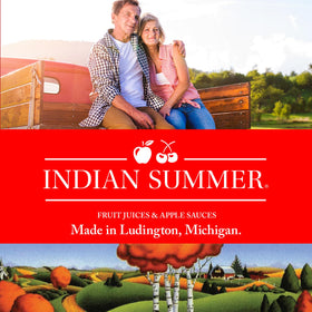 INDIAN SUMMER two-pack chunky applesauce, convenient family-sized pack