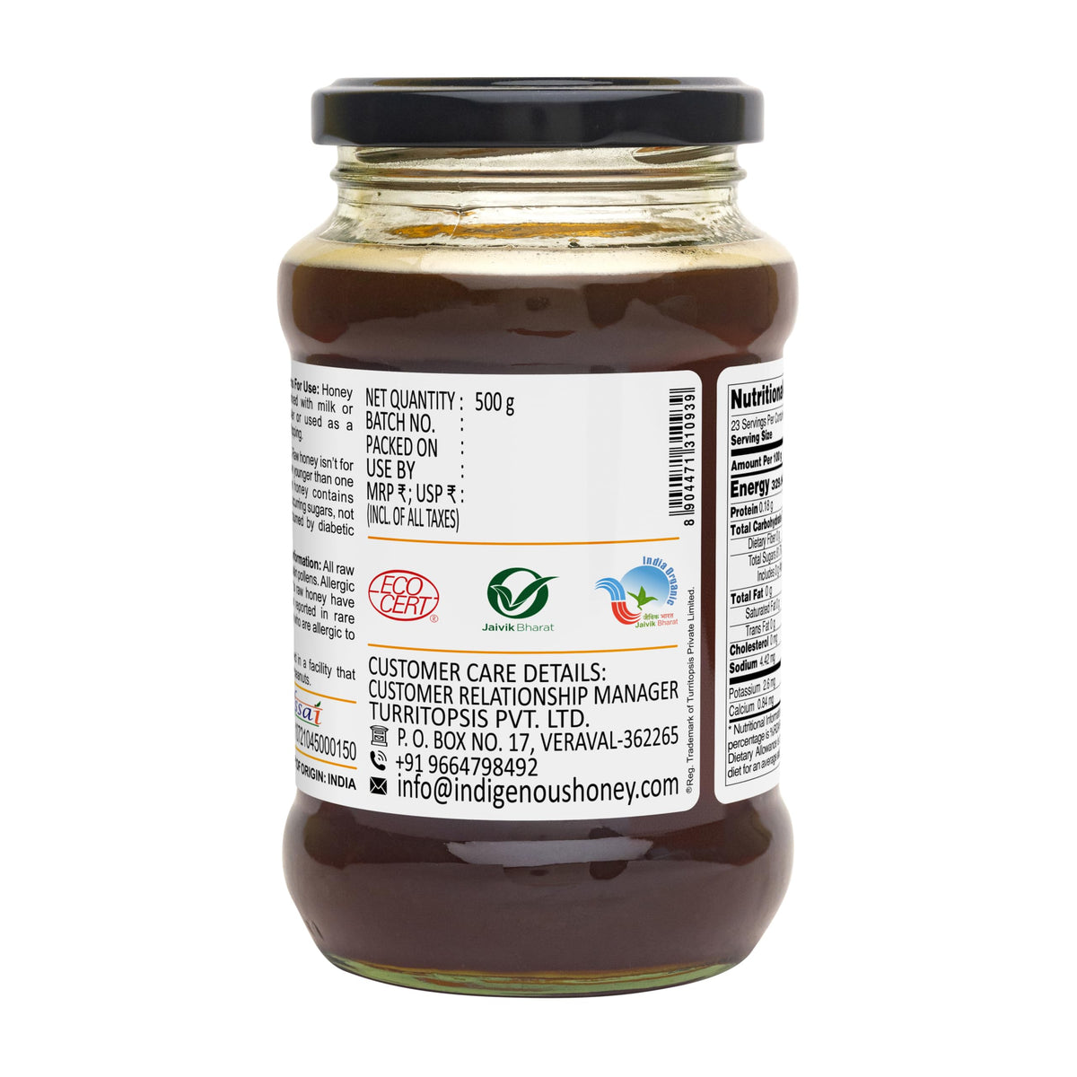 INDIGENOUS HONEY raw unfiltered texture preserves natural honey body