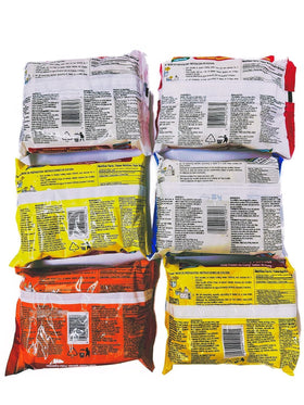Indomie 30 pack neatly stored in pantry for quick options