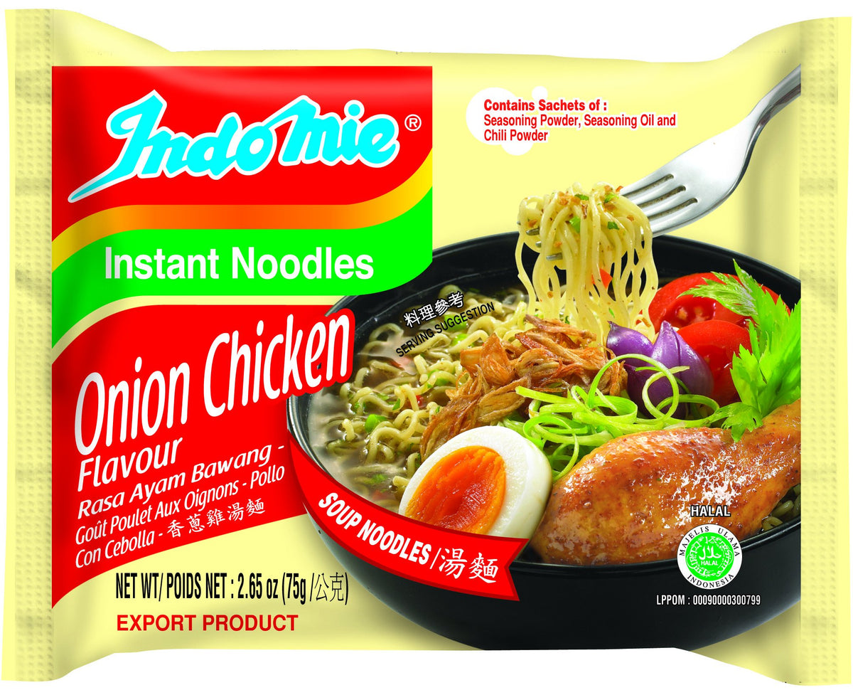 Indomie Ayam Bawang noodle pack ready in minutes for quick meals