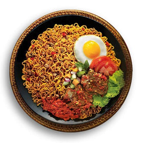 Indomie Mi Goreng cooking instructions guide for a fast stir-fry.