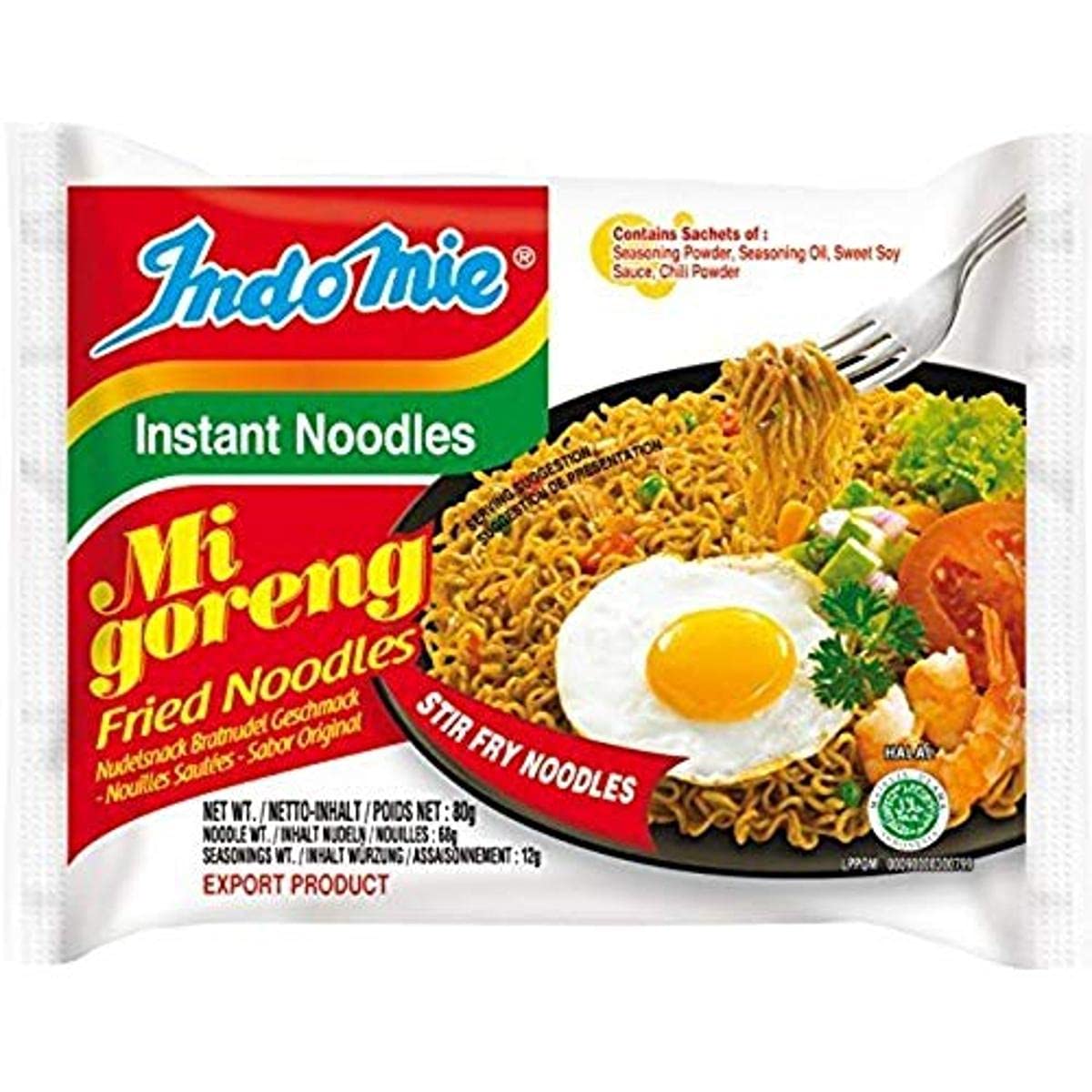 Indomie Mi Goreng noodles pack offers convenient multi-pack meals for busy days