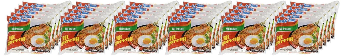 Indomie Mi Goreng ready dish plated, vibrant color and satisfying texture.
