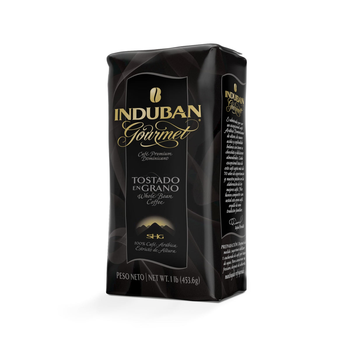 Induban Gourmet 16oz bag for home brewing and flavorful cups.