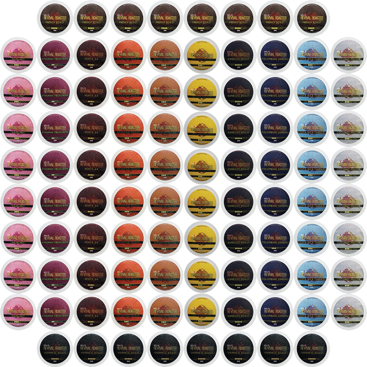 InfuSio coffee pods variety pack for daily flavor variety