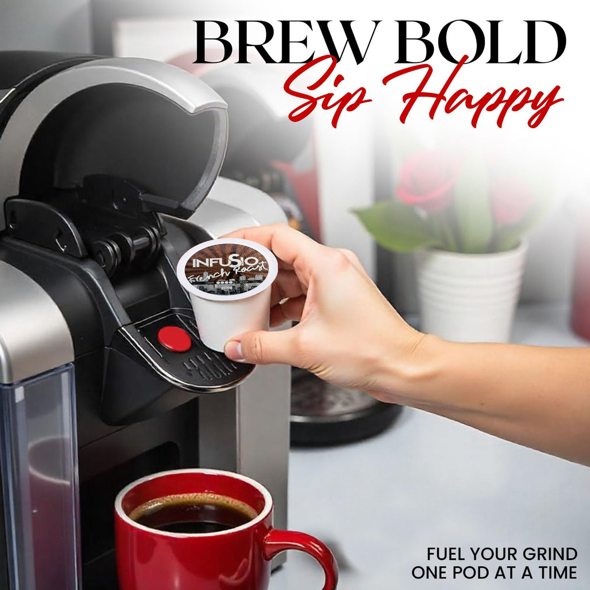 InfuSio donut blend pod with indulgent aroma and no calories.