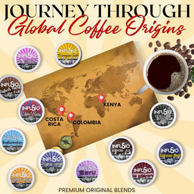 InfuSio fresh Arabica aroma hints at vibrant flavors.
