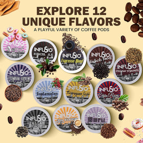 InfuSio medium-dark-roasts collection highlights bold, versatile profiles.