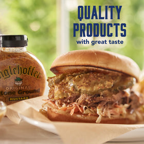Inglehoffer Condiments closeup highlights fresh ingredients and vibrant textures.