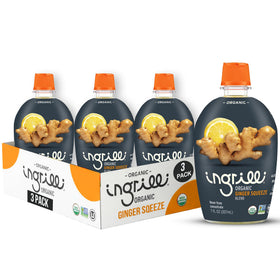 Ingrilli Ginger Lemon Squeeze Bottle for mess-free flavoring in meals and drinks.
