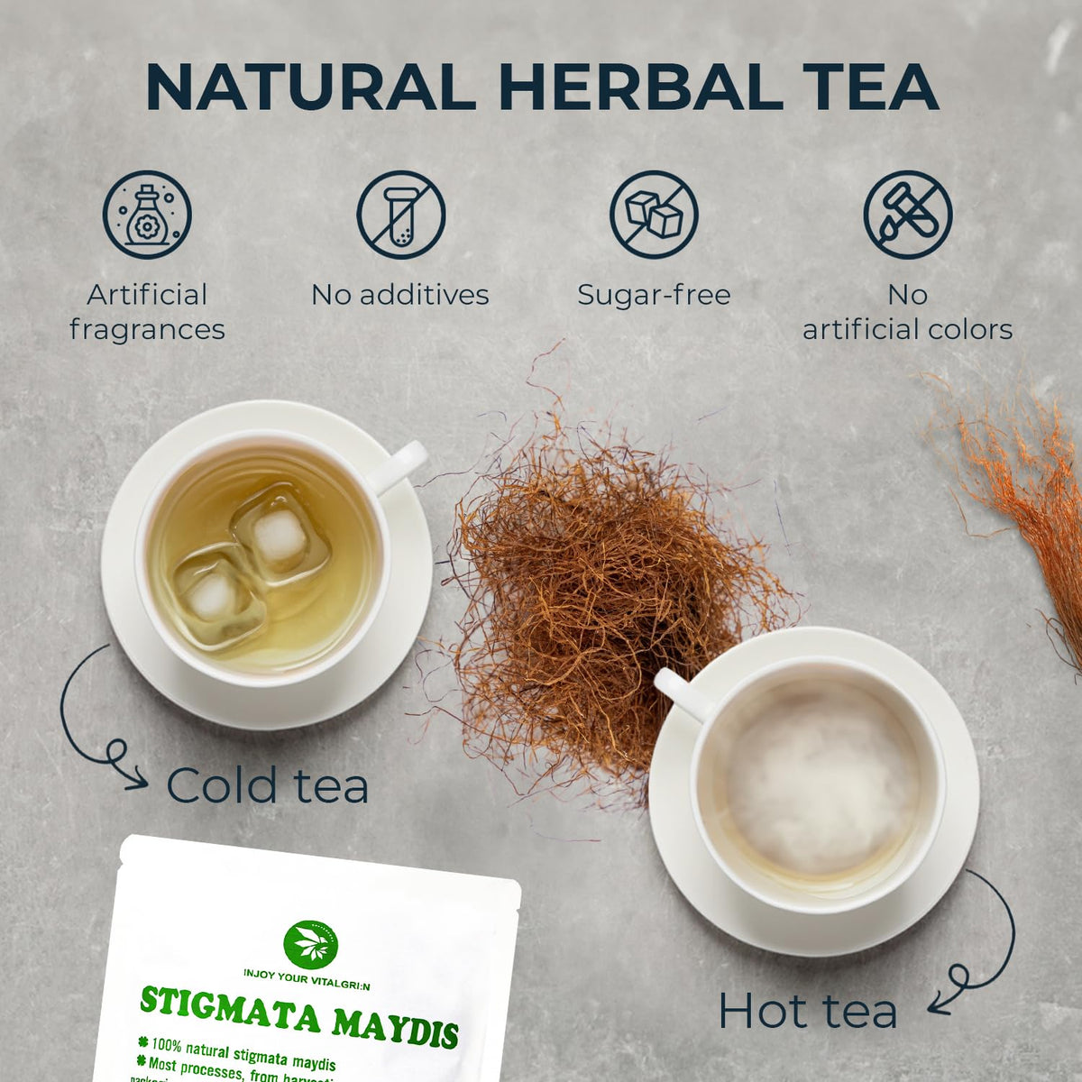 Kitchen-ready INJOY YOUR VITALGRI:N corn silk tea for daily use