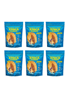 Inka Corn Nuts Original Roasted Giant Corn, crunchy texture, gluten-free and dairy-free.