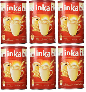 Inka Corp INKA Roasted Grain Coffee Kawa Zbozowa can front, rich aroma ready to brew.