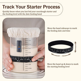 INOBYO borosilicate jar shows starter activity at a glance.