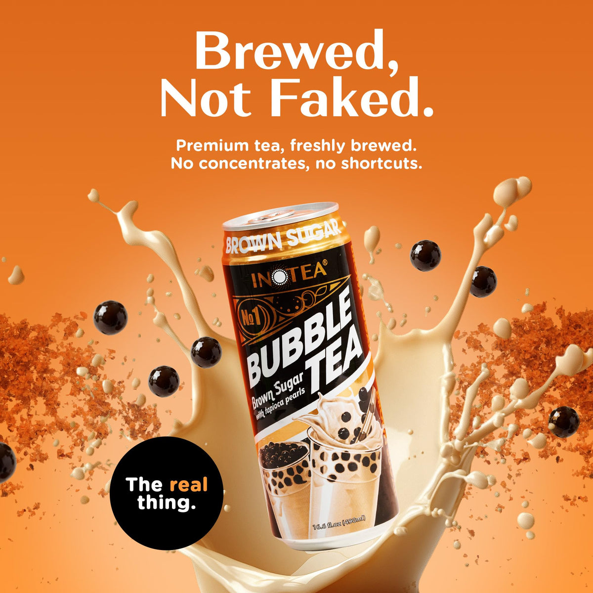 INOTEA honeydew bubble tea can offers fresh, fruity notes with chewy boba pearls.