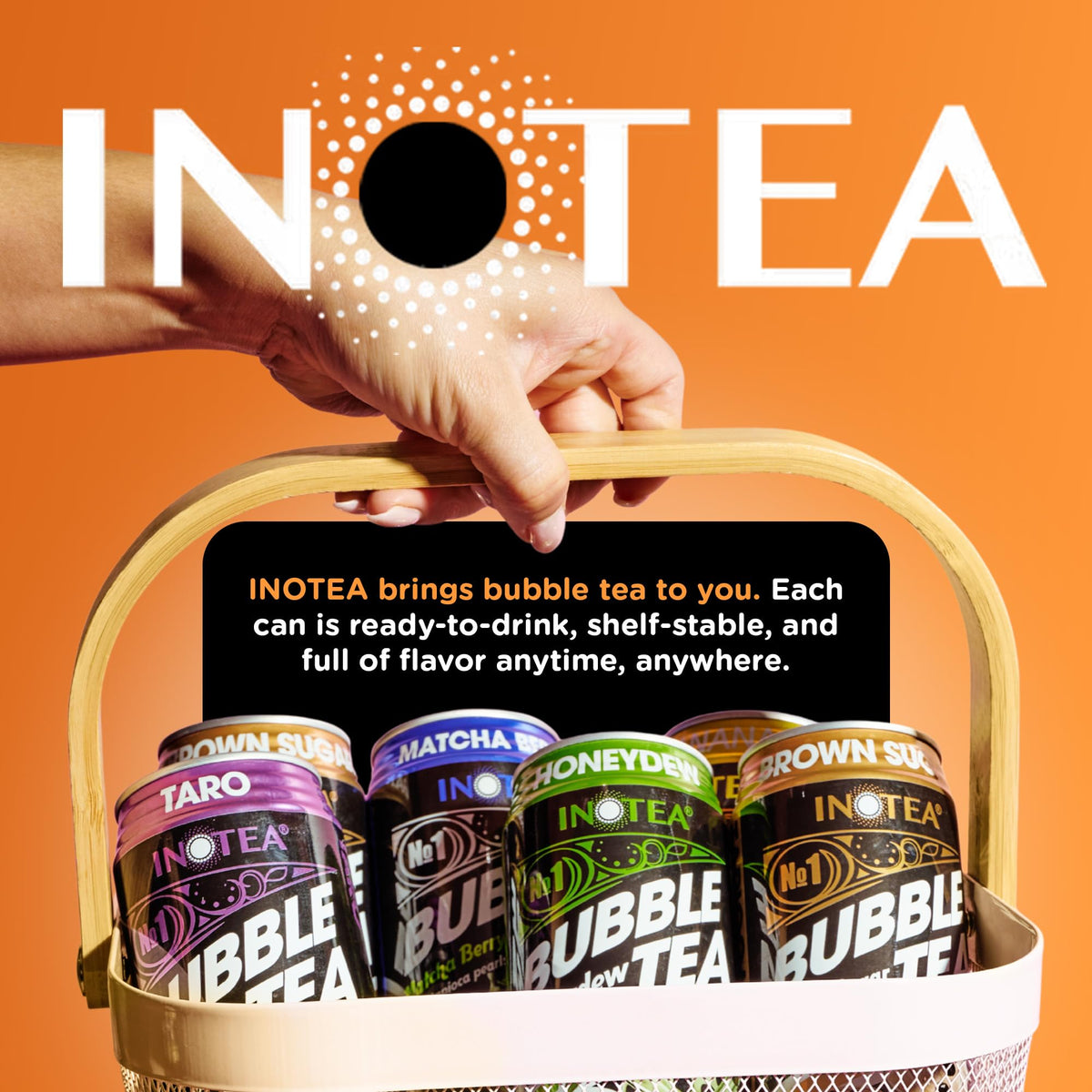 INOTEA pearls closeup in can highlight chewy texture and quality.