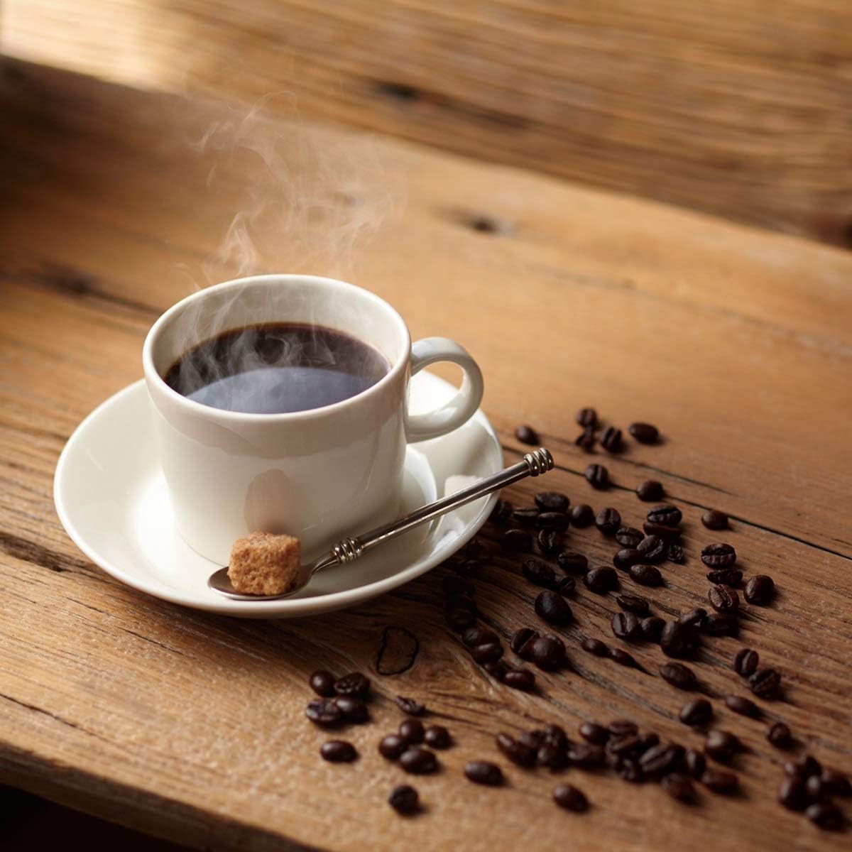 Inphenom AGF Maxim Japan cup with steaming coffee and aroma