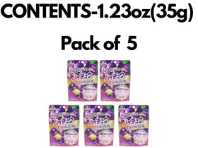 Inphenom Hi-Chew Grape packaging closeup shows vibrant color for gifting.
