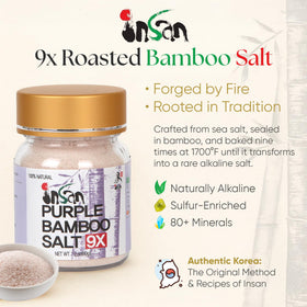 Close-up of Insan 9X salt grains highlighting mineral richness for seasoning