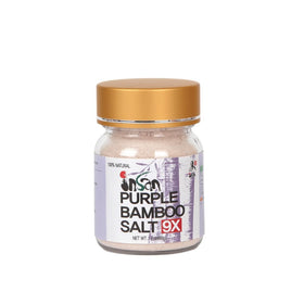 Insan 9X bamboo salt packaging, premium mineral salt for cooking